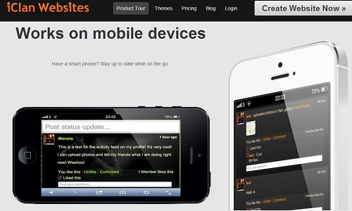 iClanWebsites Mobile Websites
