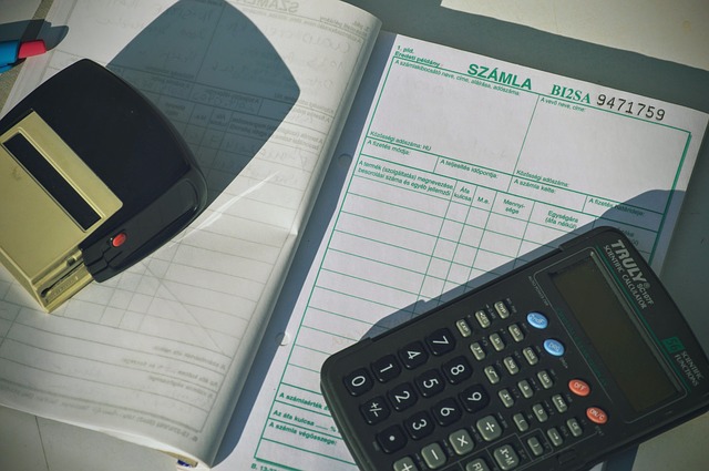 Finance Document Calculator Invoice Business